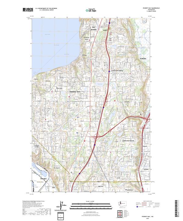 Poverty Bay topographic map thumbnail