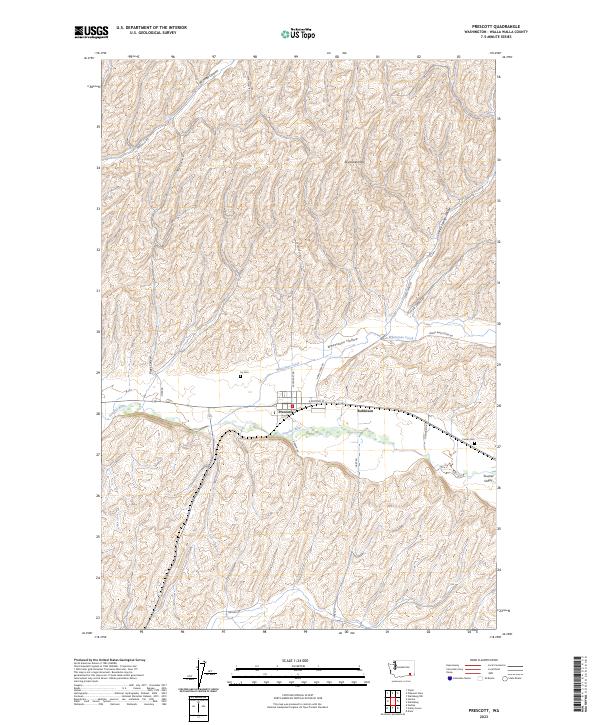 Prescott topographic map thumbnail