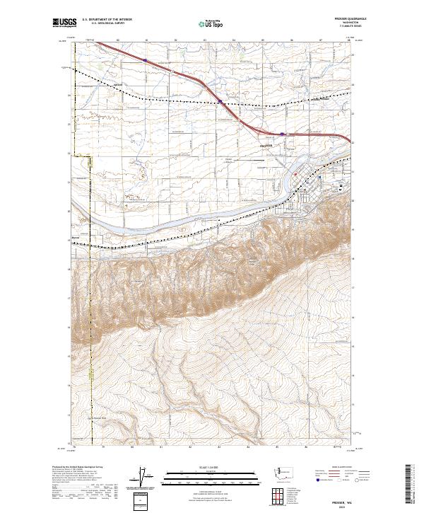 Prosser 2023 topographic map thumbnail