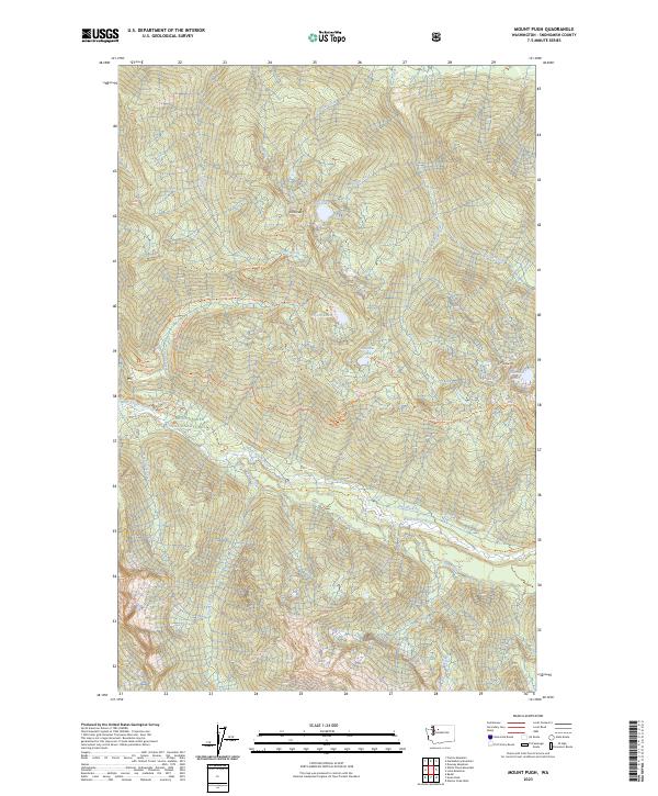 Mount Pugh topographic map thumbnail