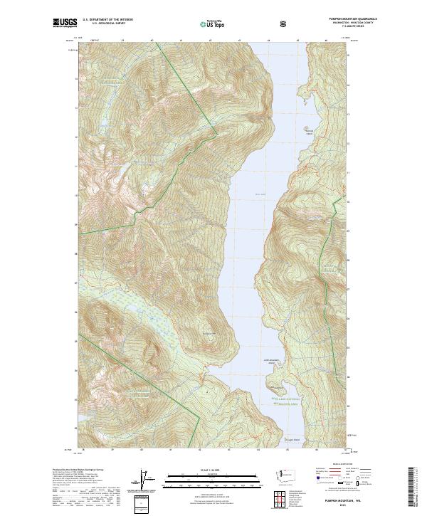 Pumpkin Mountain topographic map thumbnail