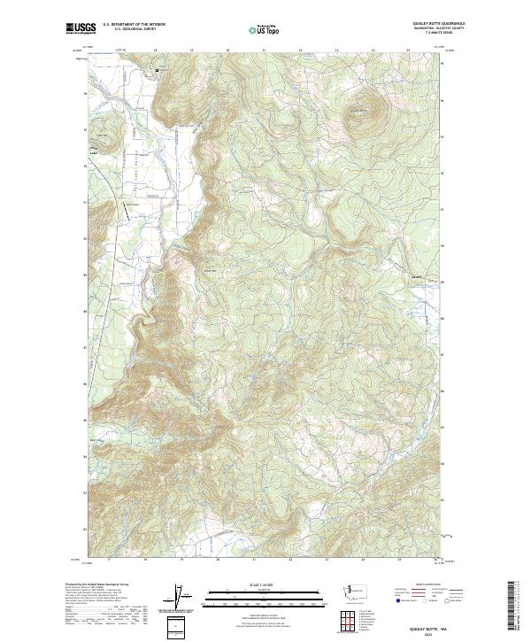 Quigley Butte 2023 topographic map thumbnail
