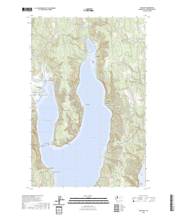 Quilcene topographic map thumbnail
