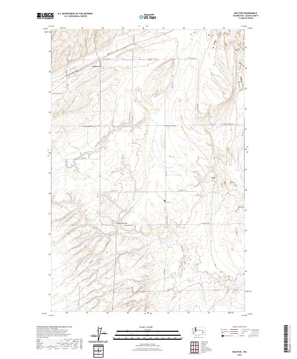 Ralston topographic map thumbnail