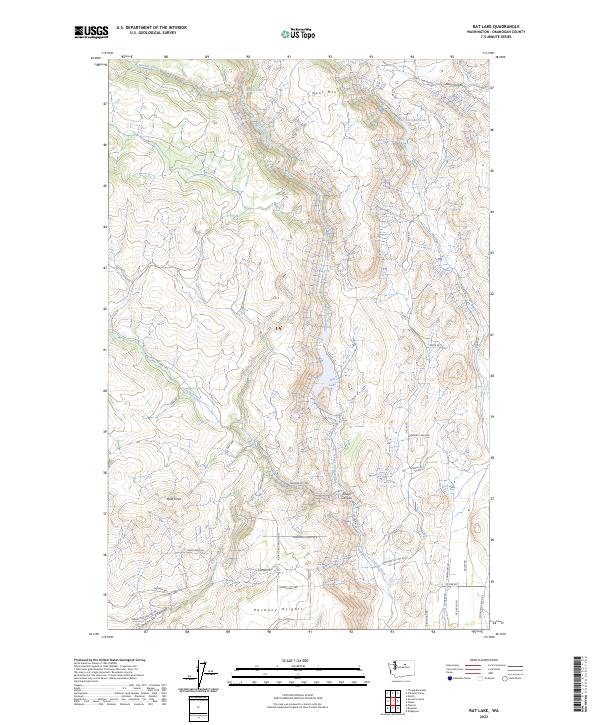 Rat Lake topographic map thumbnail