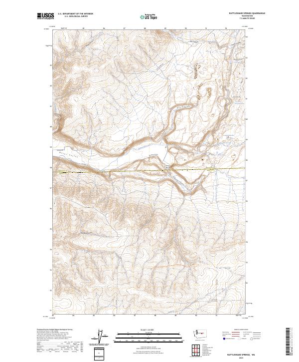 Rattlesnake Springs topographic map thumbnail