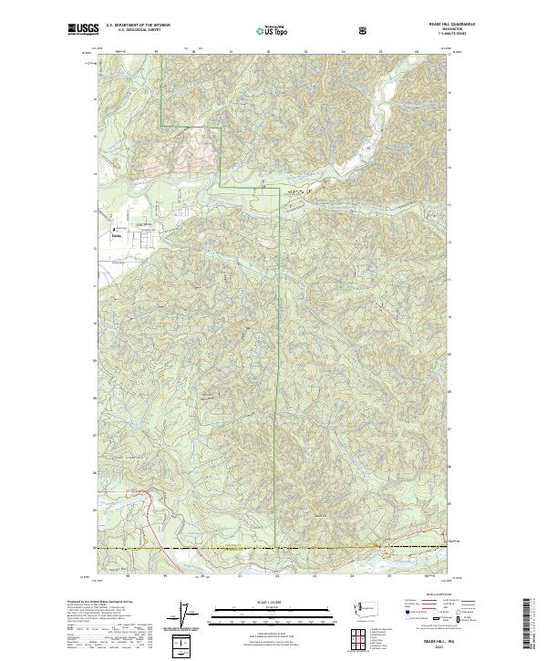 Reade Hill 2023 topographic map thumbnail