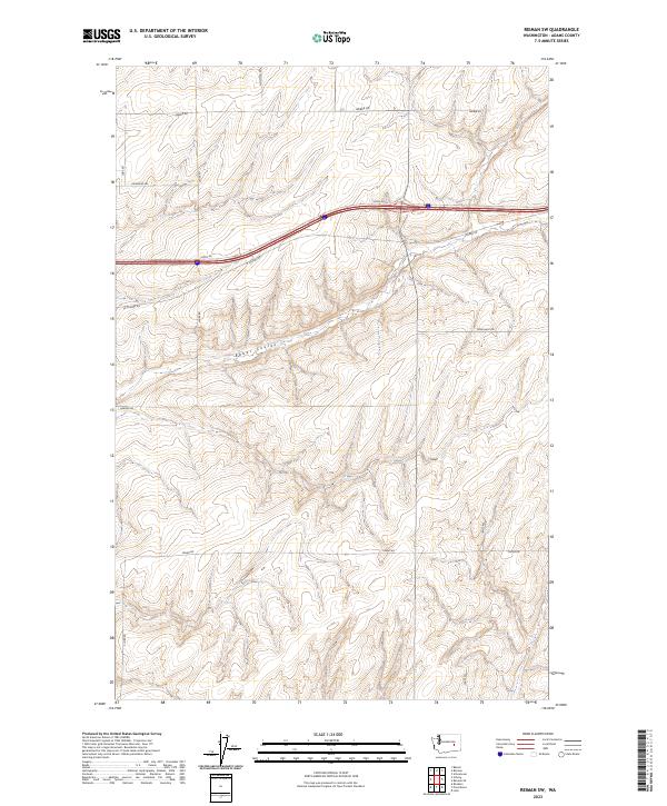 Reiman SW 2023 topographic map thumbnail