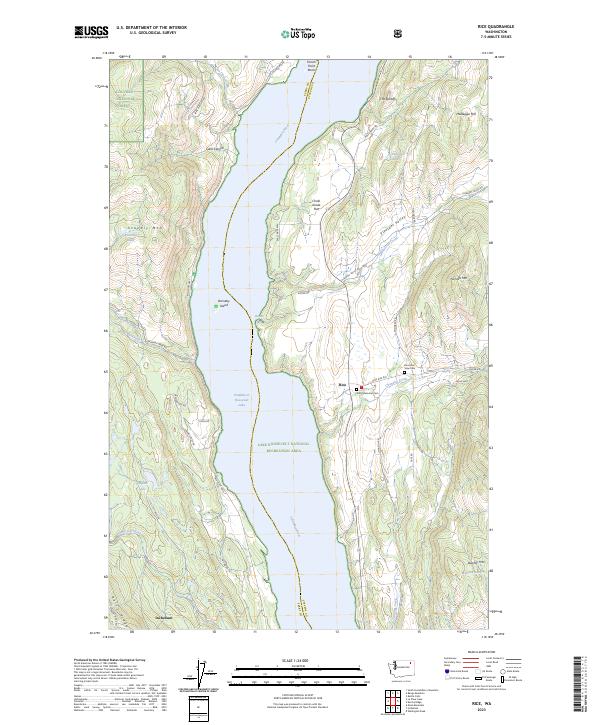 Rice topographic map thumbnail