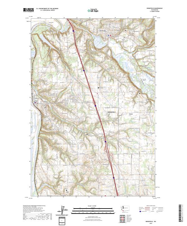 Ridgefield 2023 topographic map thumbnail