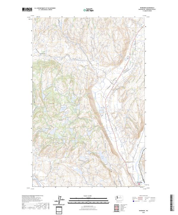 Riverside topographic map thumbnail