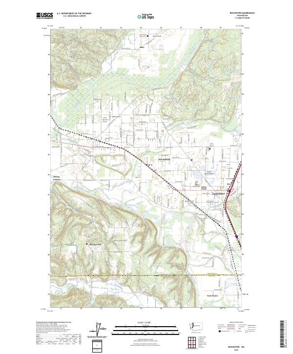 Rochester 2023 topographic map thumbnail