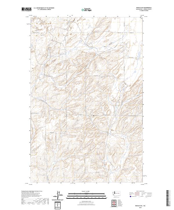 Rocklyn SE topographic map thumbnail