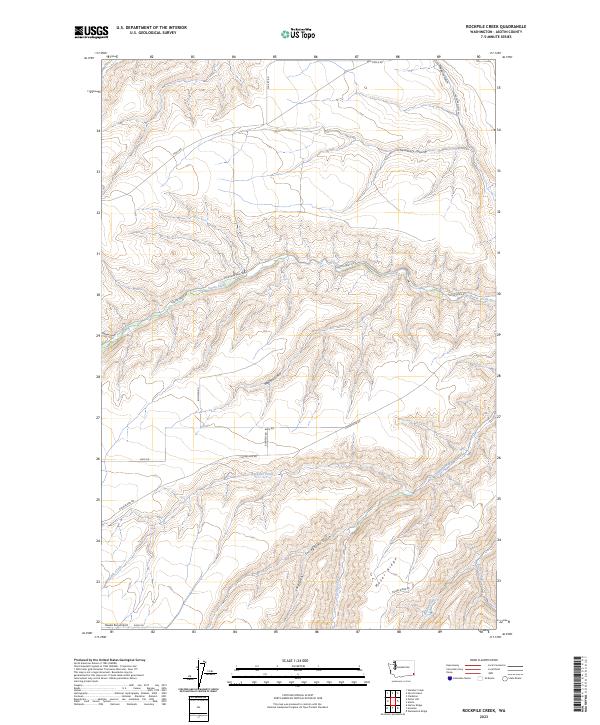Rockpile Creek topographic map thumbnail