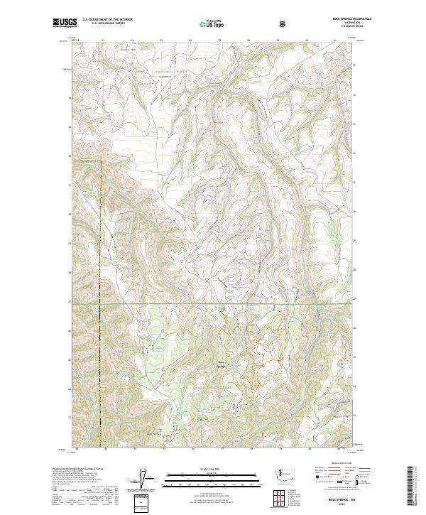 Rose Springs 2023 topographic map thumbnail
