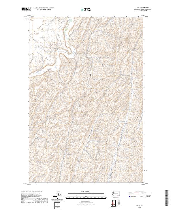 Rulo topographic map thumbnail