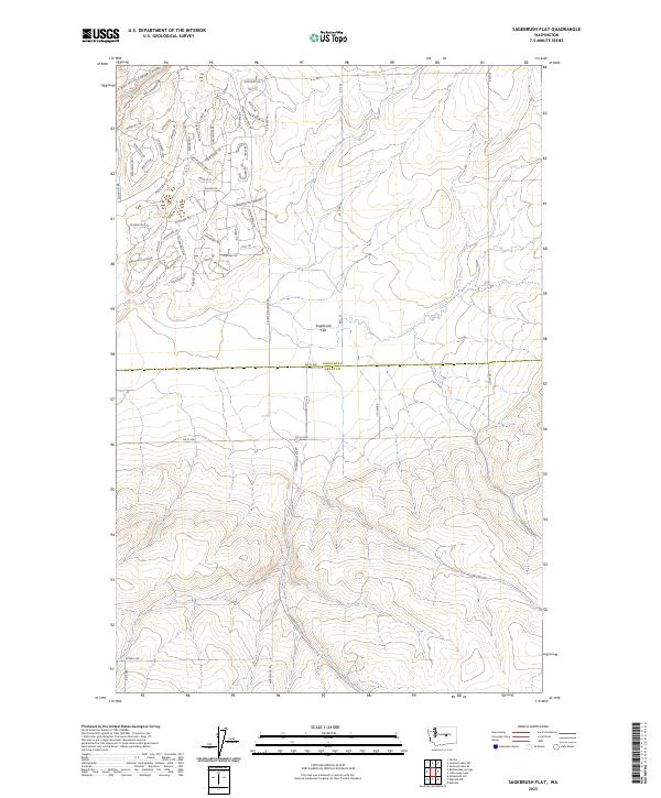 Sagebrush Flat topographic map thumbnail