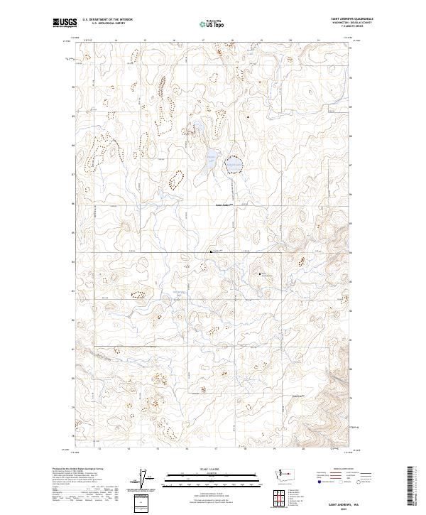 Saint Andrews topographic map thumbnail