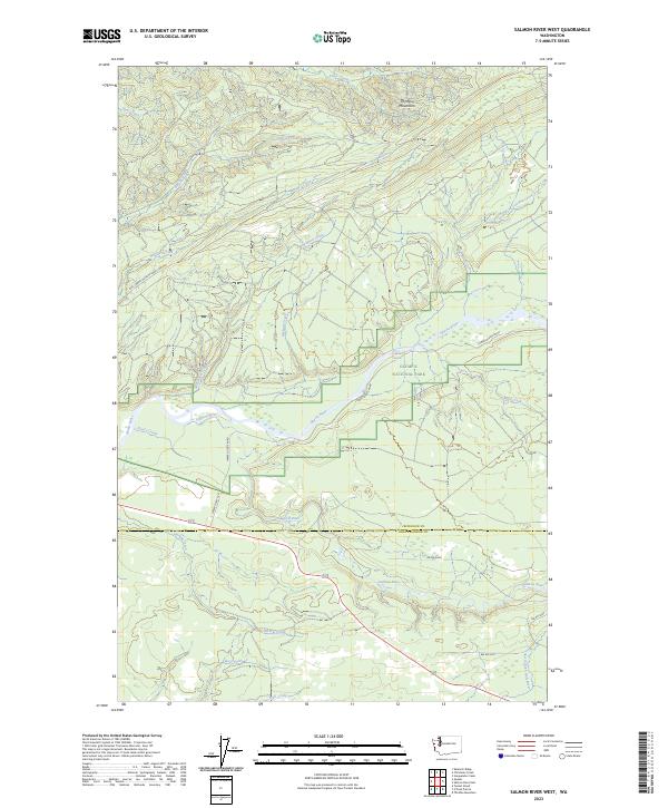 Salmon River West topographic map thumbnail