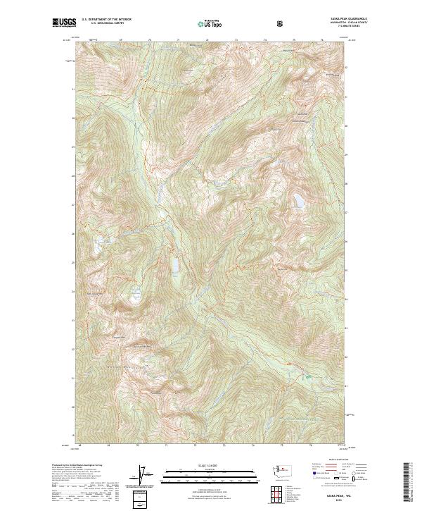 Saska Peak 2023 topographic map thumbnail