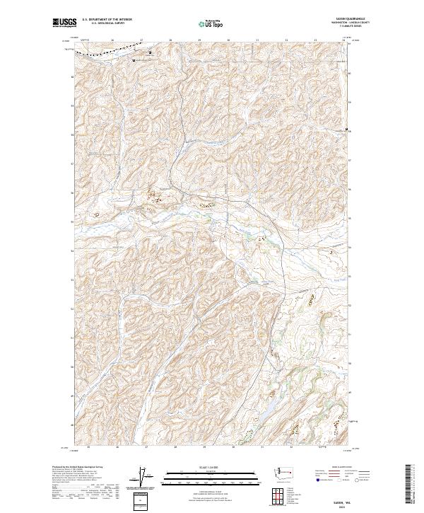 Sassin topographic map thumbnail