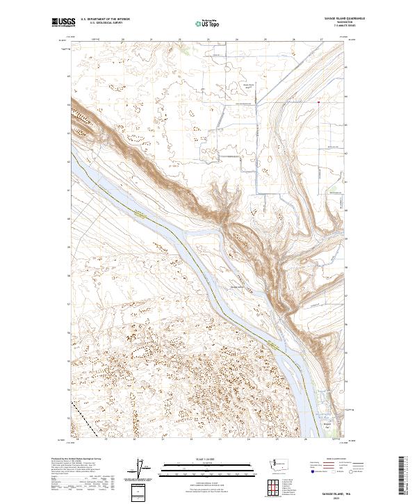 Savage Island topographic map thumbnail