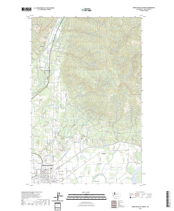 Sedro-Woolley North topographic map thumbnail