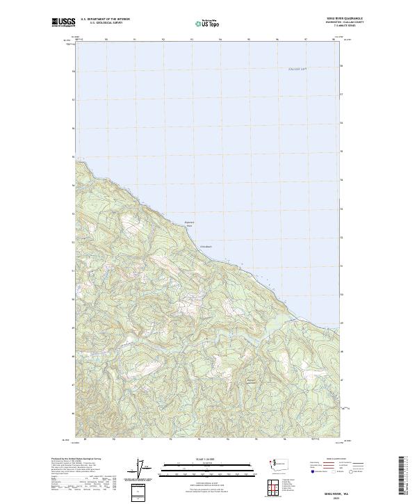 Sekiu River topographic map thumbnail