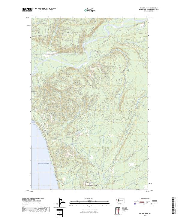Shale Slough topographic map thumbnail