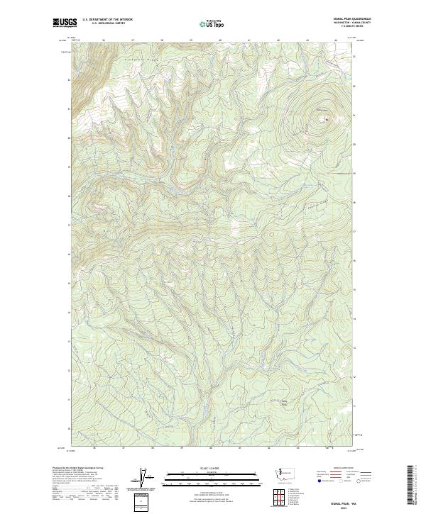 Signal Peak topographic map thumbnail