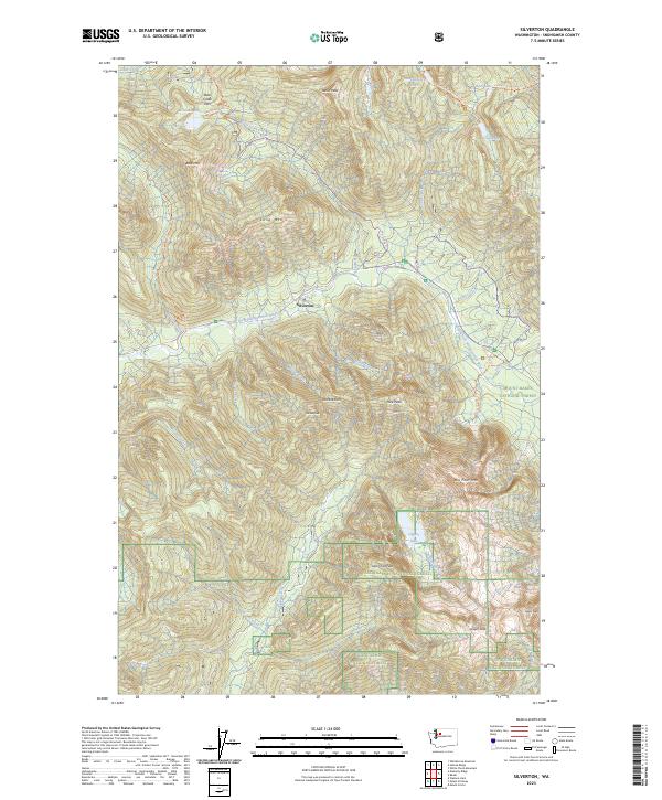 Silverton topographic map thumbnail
