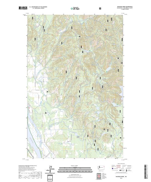 Skookum Creek 2023 topographic map thumbnail