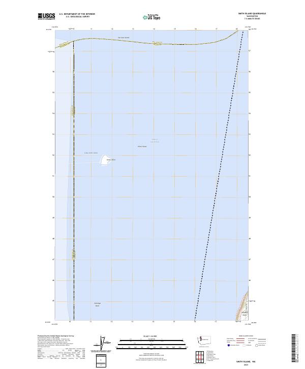 Smith Island topographic map thumbnail