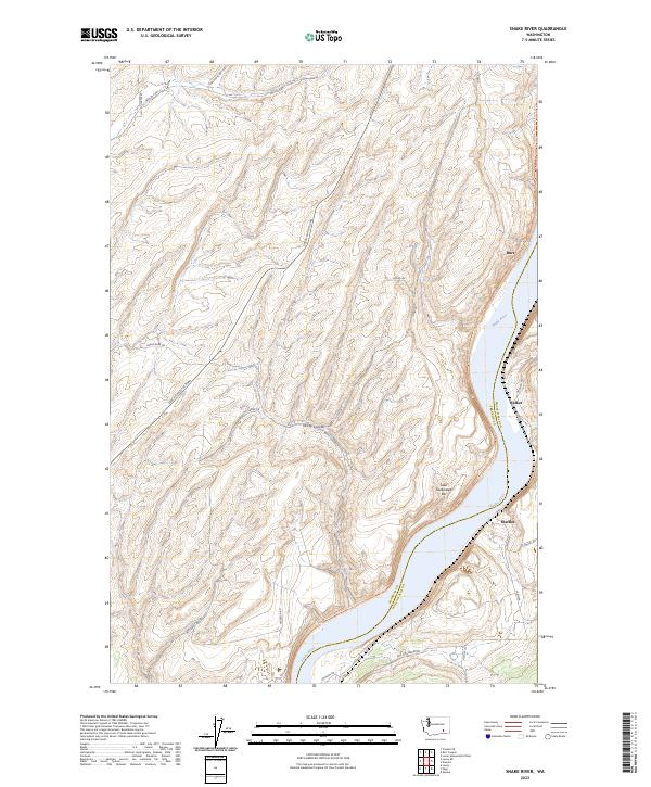 Snake River topographic map thumbnail