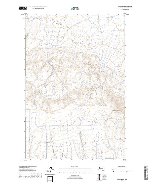 Snively Basin topographic map thumbnail