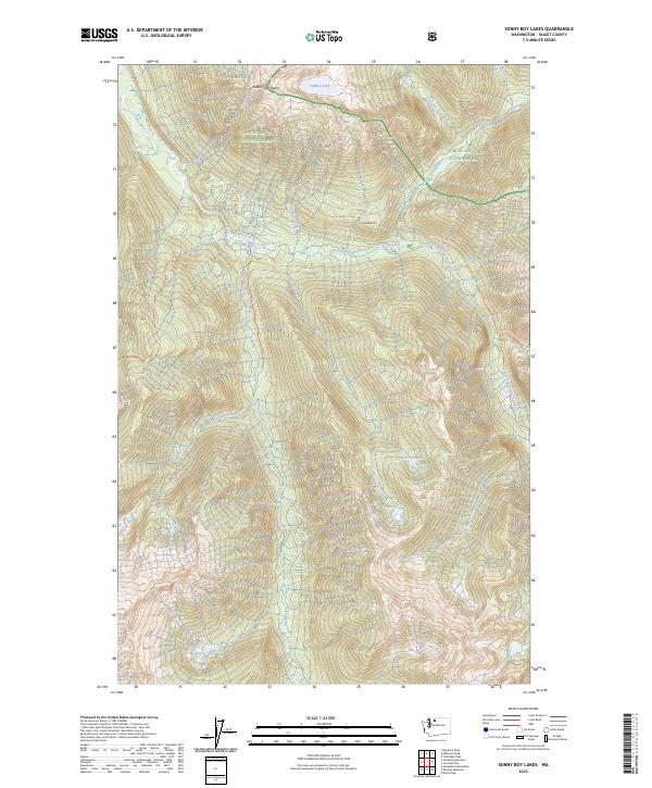 Sonny Boy Lakes 2023 topographic map thumbnail