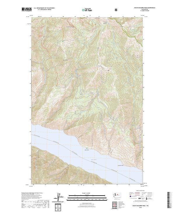 South Navarre Peak topographic map thumbnail