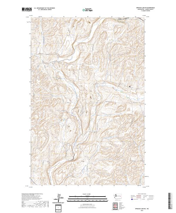 Sprague Lake NE 2023 topographic map thumbnail