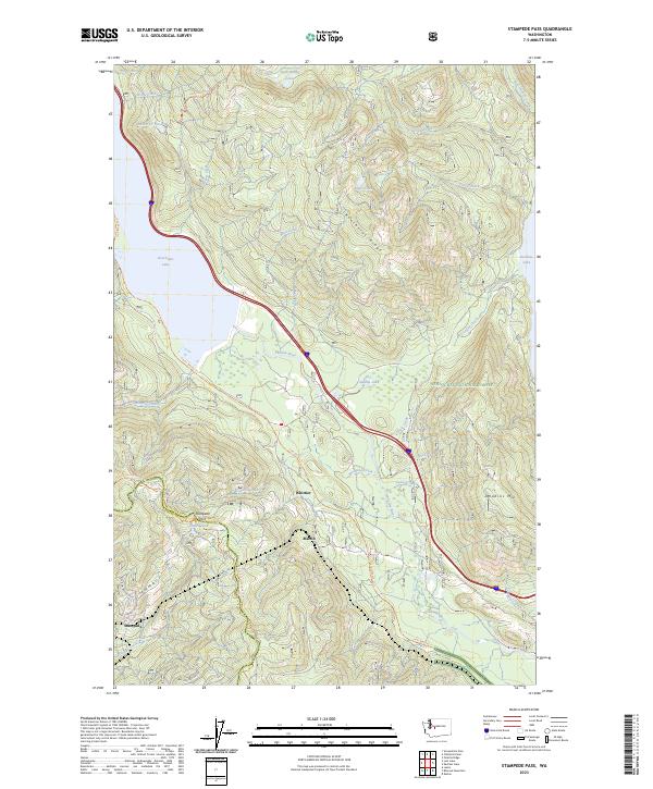 Stampede Pass 2023 topographic map thumbnail