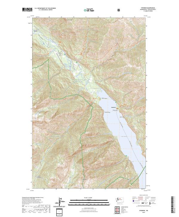 Stehekin topographic map thumbnail