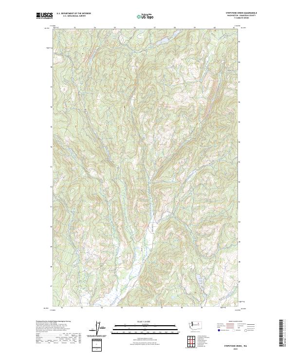 Stepstone Creek 2023 topographic map thumbnail