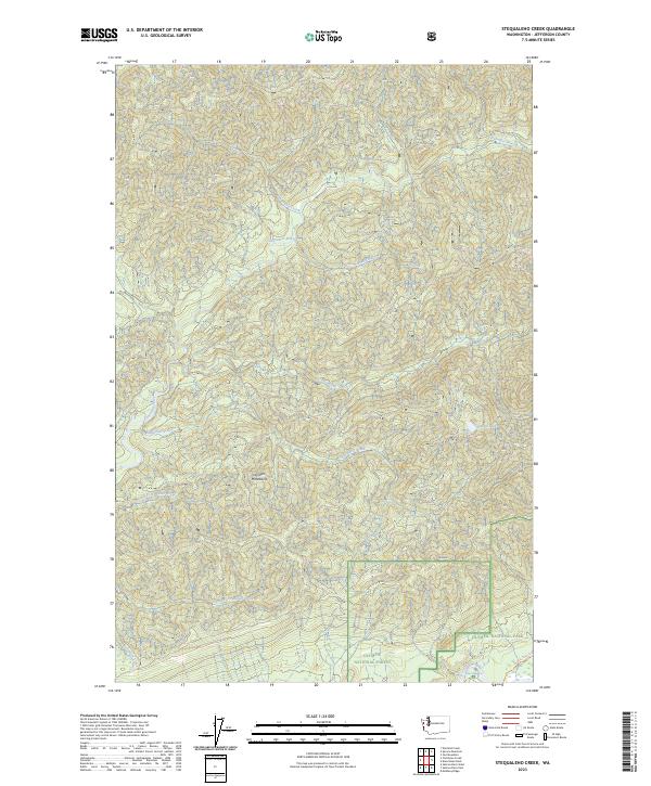 Stequaleho Creek topographic map thumbnail