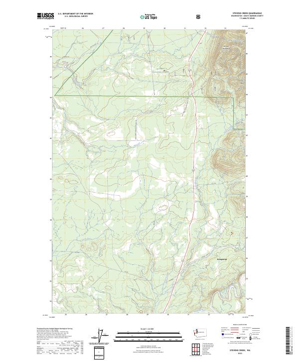 Stevens Creek 2023 topographic map thumbnail