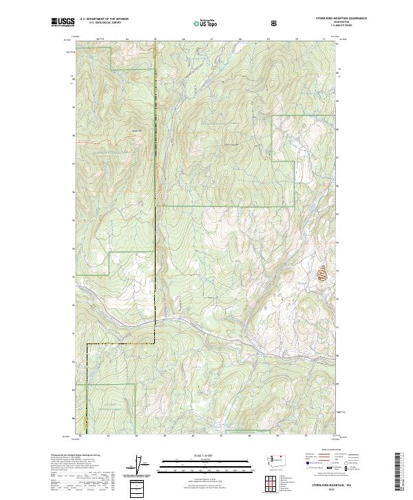 Storm King Mountain topographic map thumbnail