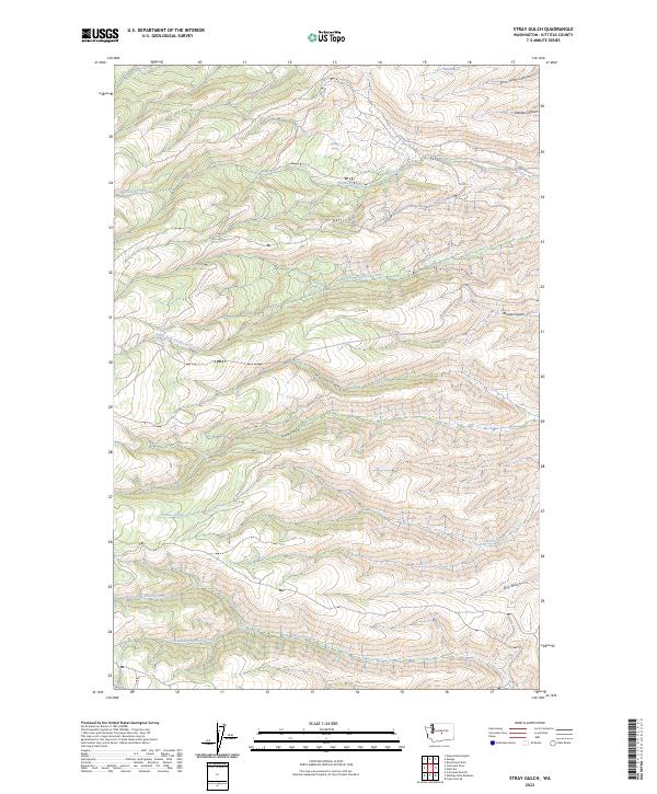 Stray Gulch 2023 topographic map thumbnail