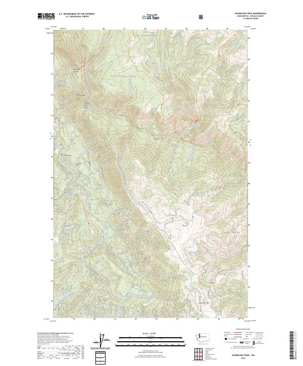 Sugarloaf Peak 2023 topographic map thumbnail