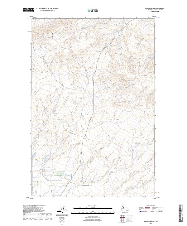 Sulphur Spring topographic map thumbnail