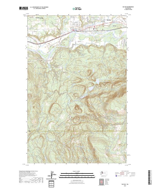 Sultan topographic map thumbnail
