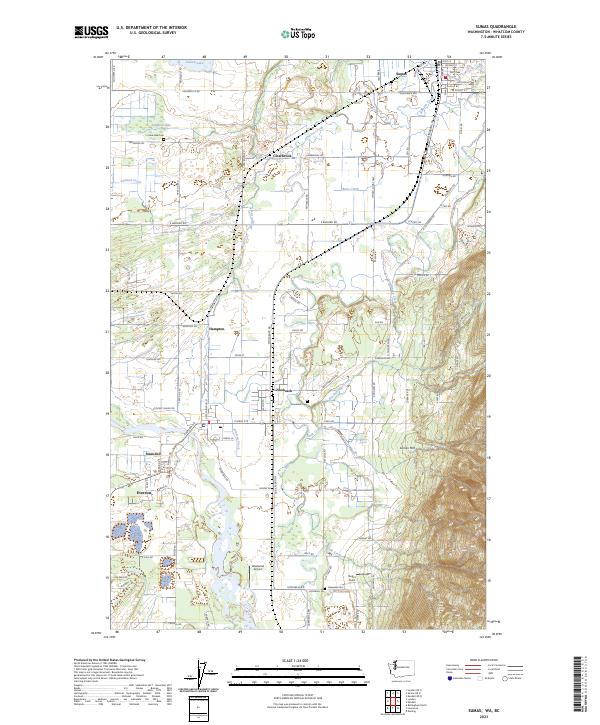 Sumas topographic map thumbnail