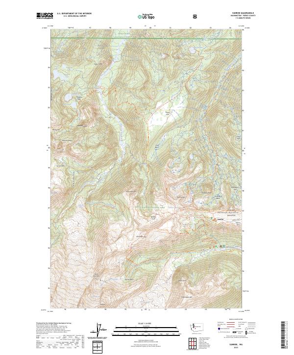 Sunrise topographic map thumbnail